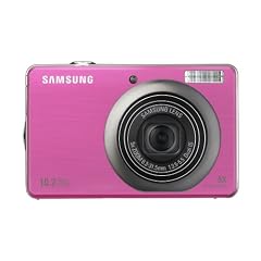 Samsung PL60 Digitalkamera (10 Megapixel, 5-fach opt. Zoom, 6,9 cm (2,7 Zoll) Display, dualer Bildstabilisator) pink