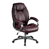 Executive Soft Leather Chair - Wine