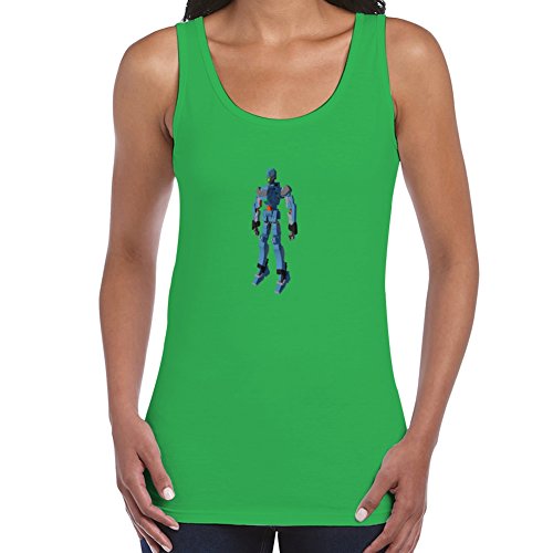 Brenree Iron Man 3 Promo Painting Top-shirt Medium For Women Green