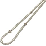 シャネル (シャネル)CHANEL A43119 CCラインストーン付きロングパールネックレス ゴールド 並行輸入品