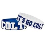 Forever Collectibles NFL Indianapolis Colts Bulky Bandz Bracelet 2-Pack