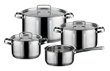 ELO 42104 Gamma 7-Piece Stainless Steel Encapsulated Double Base Cookware Set - Induction Ready