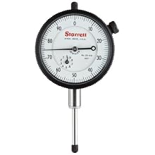 Starrett Dial Indicator, Inch, 0.375" Stem Diameter