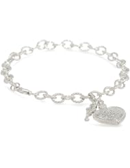 Sterling Silver Diamond Bracelet (1/5 cttw, I-J Color, I3 Clarity), 7.5"