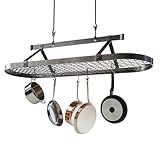 IMAGE OF Enclume Premier Hammered Steel Pot Racks