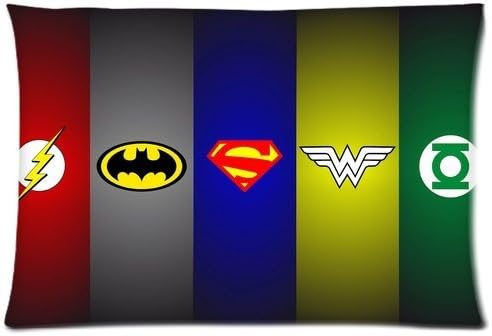Justice League Flash Logo Symbol Pillowcases 20x26 Inch by engasdsa