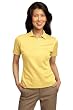 Ladies Shadow Stripe Interlock Sport Shirt