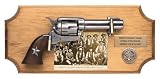Deluxe Texas Ranger Replica Firearm on Wood Plaque