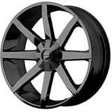 KMC Wheels Slide KM651 Gloss Black Finish Wheel (22x9.5"/6x135mm)