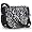 Black/White Cosmo Zebra Poly