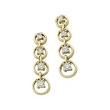 18K White or Yellow Gold Diamond Journey Earrings - 0.50 Ct. TW