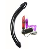 Doc Johnson Giant Double Dildo Black 29" X 2.25" Adult Sex Toy Kit