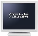 Iiyama ProLite T1531SR 38,1cm (15 Zoll) Touchscreen Monitor DVI-D (Kontrast dyn. 500:1, 8ms Reaktionszeit) weiß