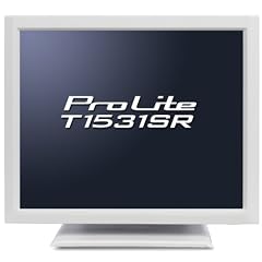 Iiyama ProLite T1531SR 38,1cm (15 Zoll) Touchscreen Monitor DVI-D (Kontrast dyn. 500:1, 8ms Reaktionszeit) wei�