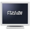 Iiyama ProLite T1531SR 38,1cm (15 Zoll) Touchscreen Monitor DVI-D (Kontrast dyn. 500:1, 8ms Reaktionszeit) wei�