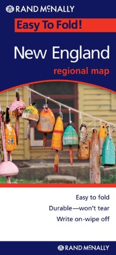 rand mcnally new england easy to fold laminated rand mcnally easy to fold