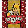 The Simpsons - Bedding - Doh Super Soft Fleece Throw