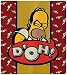 The Simpsons - Bedding - Doh Super Soft Fleece Throw