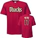 Brandon Webb Majestic Name and Number Red Arizona Diamondbacks T-Shirt - Medium