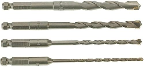 STEELEX PLUS D2938 HEX Hammer Drill Bit Set, 4 Piece