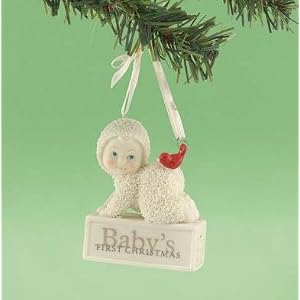 Department 56 Snowbabies Baby's First Christmas Ornament 2011