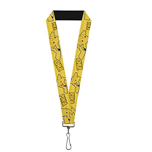 Pokemon Lanyard - Pikachu Attack Poses PIKA-PIKA-CHU!
