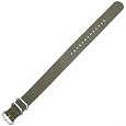 Zulu Ballistic Nylon Strap (22mm, 3-Ring, Gray)