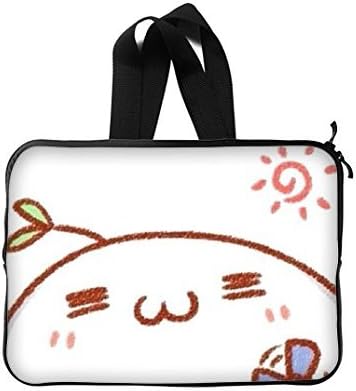 2buymore Custom Laptop Sleeve Case Cover Bag Water Resistant for 15 inch Japanese Emoticon Icon ASCII Art Cute Anime (Twin Sides)