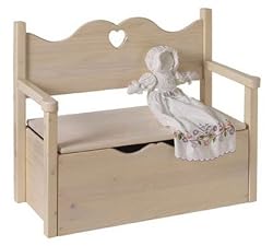 Bench Toy Box by Little Colorado