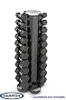 Hampton 10 Pair Two-Sided Vertical Dumbbell Rack