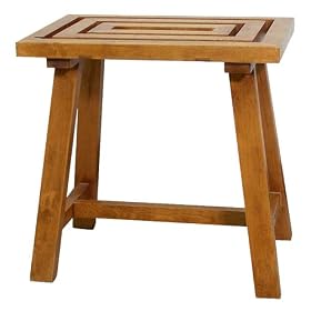 Click here to buy Tiki Spa Stool- Natural by Elite Home Fashions EHF.