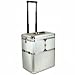 Aluminum Rolling Makeup Cosmetic Tray Travel Case