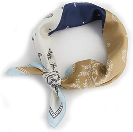 The Genie Block Square Petit Scarf (Sora)