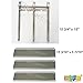 Hisencn Repair Kit Parts Stainless Steel Grill Burner Tube & Heat Plate Tent Shield Deflector BBQ Flame Tamer Burner Cover Replacement for Tuscany SGR30ML,SGR30M Gas Grill Models