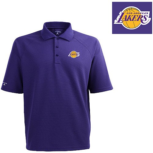 Antigua Los Angeles Lakers Whisper Xtra-Lite Polo