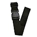 Explore Land Heavy Duty Polyester Luggage Strap Adjustable Suitcase Travel Belt (1-Pack Black)