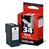 Genuine NEW Lexmark 18C0034 #34 High Yield Black Ink Cartridge