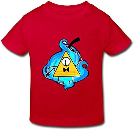 RESETBABY Kid's Toddler Bill Cipher Walking Gravity Falls T-shirt Age 2-6 Red 2 Toddler