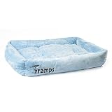 Tramps Cat Bed Large Luxury Lounger Blue