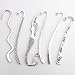 Assorted Random Styles Antique Silvery Alloy Bookmarks For Beading