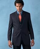 CK by Calvin Klein Men's 3 Button Suit, Navy