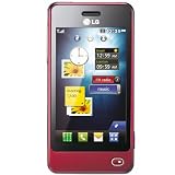 LG GD510 POP Smartphone (Edge, MP3, 3 MP Kamera, Bluetooth)  wein-rot