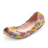 Produkt-Bild: Bloch - Pop Art Peeptoe Edel Ballerina - Pop-Art-Print Lackleder Mehrfarbig