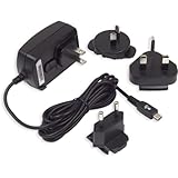BlackBerry International Travel Charger (Black) [Retail Packaging]