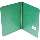 ACCO PRESSTEX Report Cover, Side Bound, Tyvek Reinforced Hinge, 8.5 Inch Centers, 3 Inch Capacity, Letter Size, Dark Green (A7025076A)