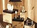 Kitchen & Housewares : Croscill Briarwood Wastebasket Trash Can Natural Cork Leaf Design