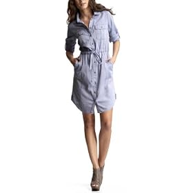 Buy Gap Petite Chambray drawstring dress by Gap