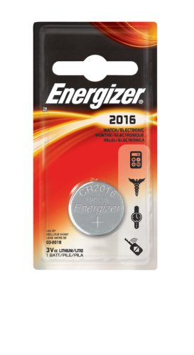 Energizer Lithium Coin Watch/Electronic Battery, Size Ecr2016 (Pack of 6)