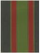 Durable Flat Weave 100% Cotton Green Striped Dishtowel 18" X 28" Set / 6