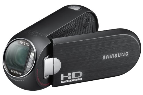 Samsung R10 Full HD Flash Camcorder (5x Optical, 2.7 inch LCD) - Black